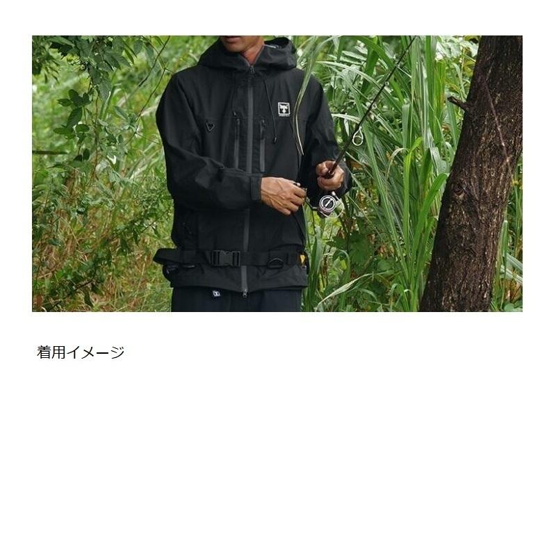 ジャッカルシェルジャケットL ブラックロンT グレー