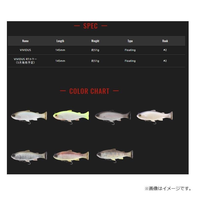 JACKALL ジャッカル ヴィヴィダス レインボートラウト : 釣具の