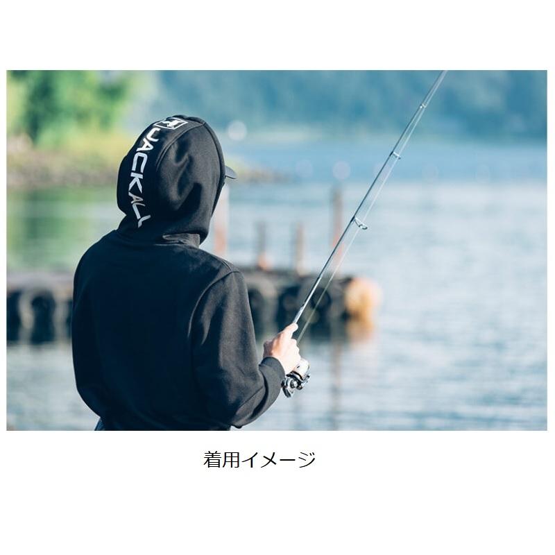 JACKALL（ジャッカル） プルオーバーフーディ HU-A001 ブラック S