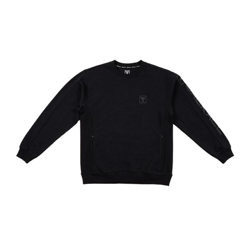JACKALL（ジャッカル） クルーネックスウェット SW-A001 ブラック XXL