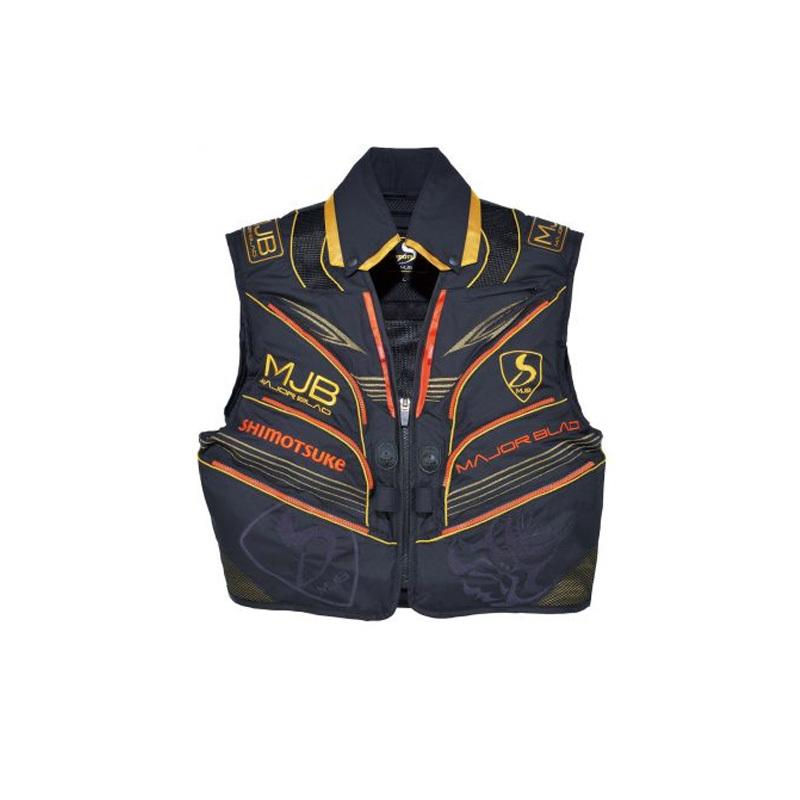 シモツケMJB SMV-340CW フィッシングベスト LLブラック/オレンジ Amazon | シモツケ(Shimotsuke) SMV-340CW MJB メジャーブラッド