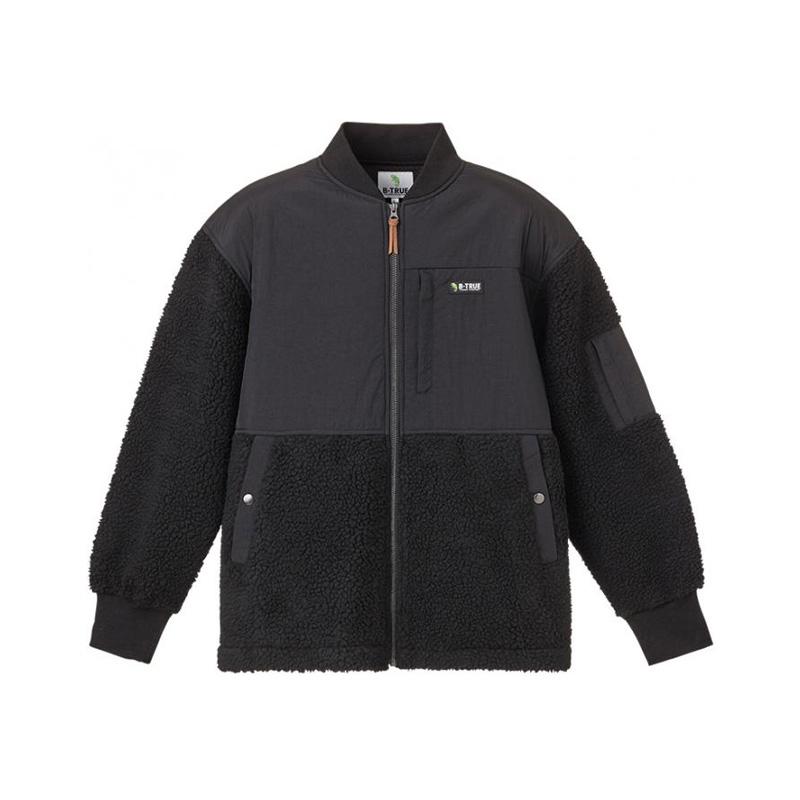 B-TRUE ボアジャケット フィッシングジャケット L 。エバーグリーン EverGreen（エバーグリーン） B-TRUE シープボアフリースジャケット M