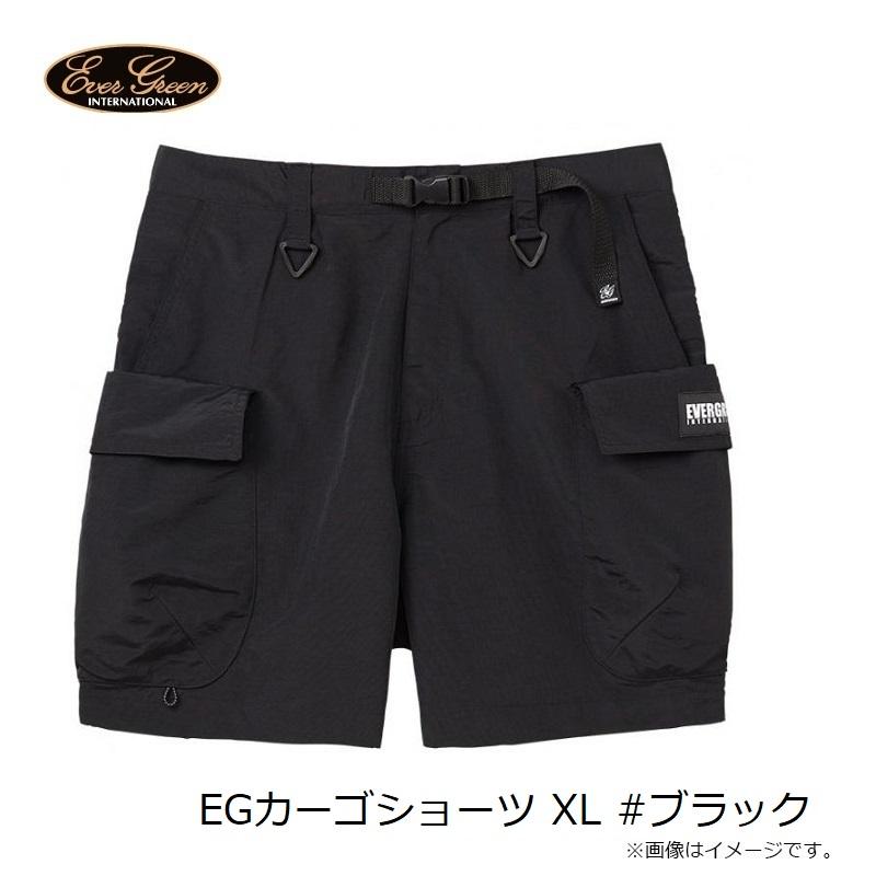 エバーグリーン E.G.カーゴショーツ XL ブラック エバーグリーン E.G.カーゴショーツ XL ブラック EverGreen（エバー