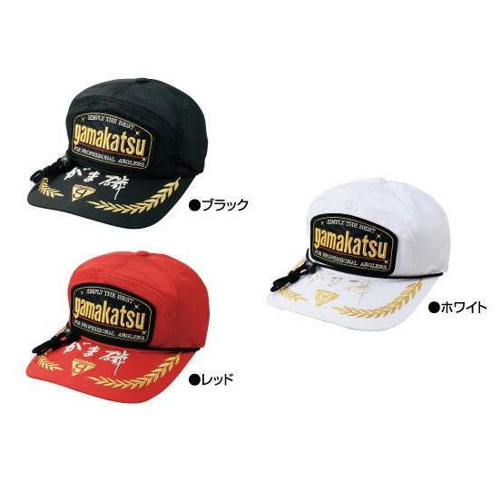 がまかつ がま磯ワッペンキャップ ホワイト L