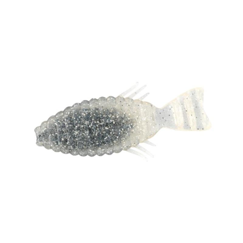 DEPS ブルフラット 3.8インチ #127 シルバーシャッド : 釣具のFTO