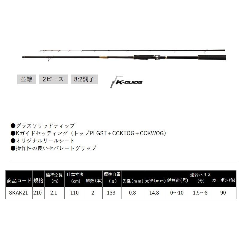 PROX（プロックス） SKAK21 攻技かぶせエアーK 210 : 釣具のFTO ヤフー