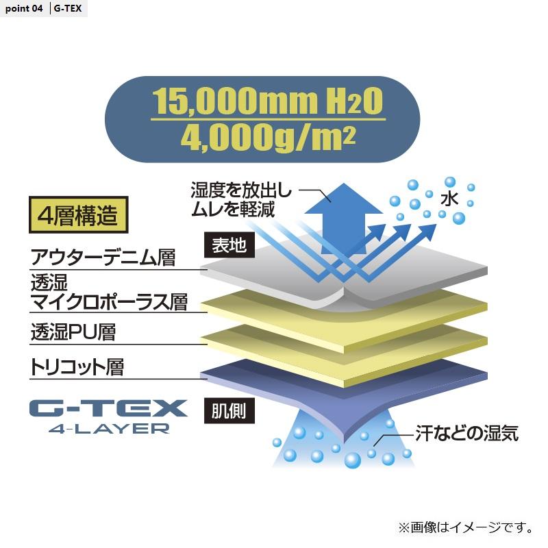 ビセオ　VC504LL VICEO G-TEXデニムウェダー(チェスト/フェルト) LL　/ 胴長 ウェーダー デニム調生地｜yfto2｜04