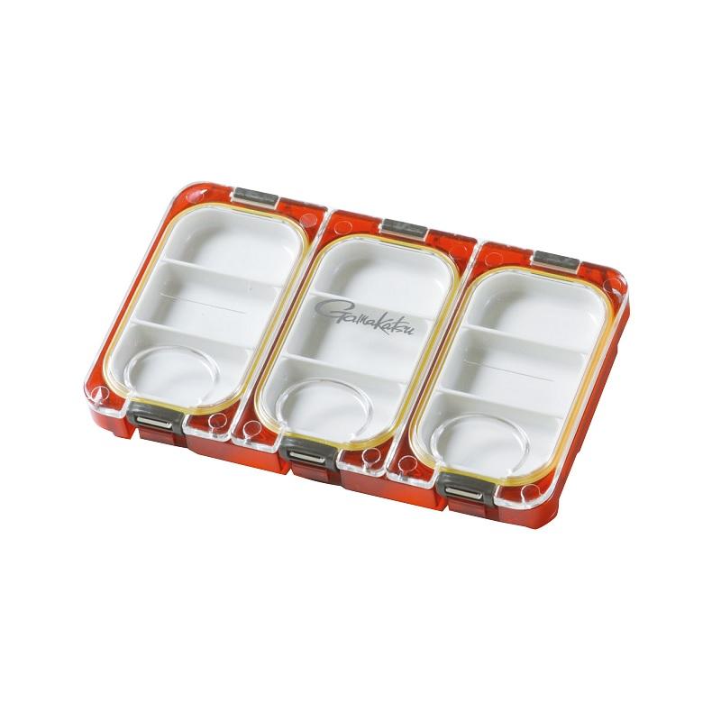 Gamakatsu がまかつ GM1437 クイックケース レッド 3部屋 : 釣具