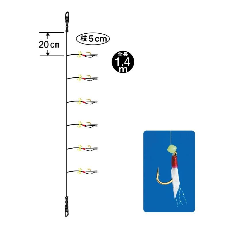 Gamakatsu がまかつ S514 波止欲バリサビキ 5-3 : 釣具のFTO ヤフー店