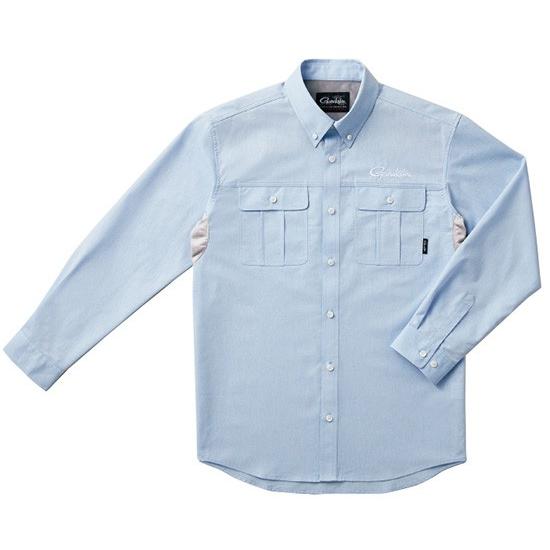 がまかつ　ダンガリーシャツ　グレー　M