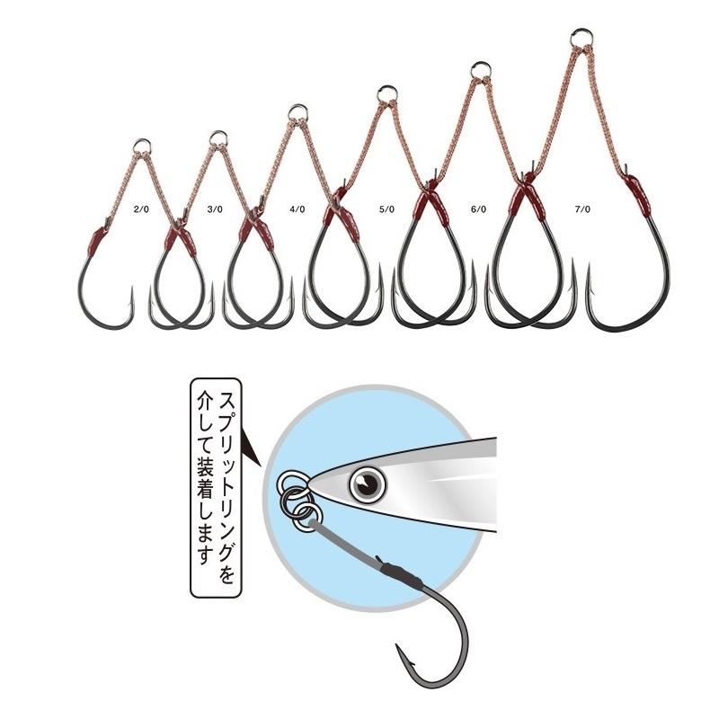 がまかつ GA022 アシストフック 近海MS ダブル 3/0 : 釣具のFTO ヤフー