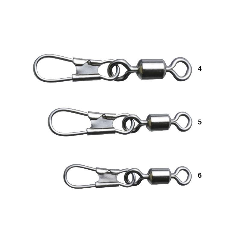 がまかつ　イカメタルリーダー ラウンドスナップスイベル #5 |  | 01