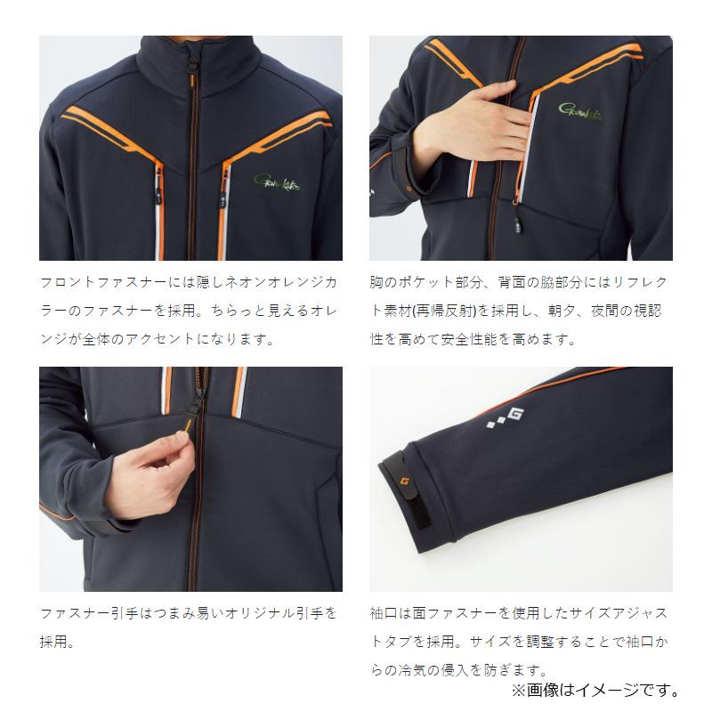 がまかつ GM3528 ソフトシェルスーツ L ブラック【在庫限り特価