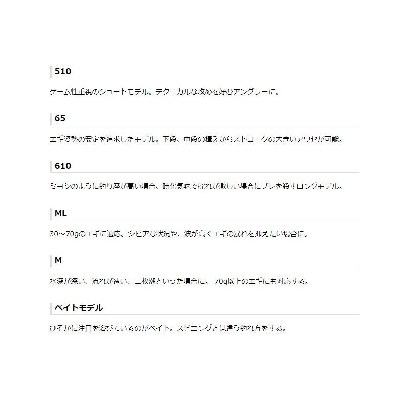 Gamakatsu（がまかつ） ラグゼ EGTR X S610ML-solid / ティップラン