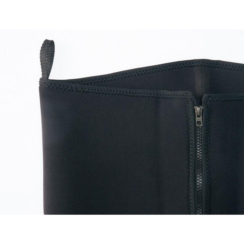 がまかつ　GM-5814 ドライアンダー(先丸・3mm厚) MX ブラック / 鮎釣り 鮎タイツ ドライタイツ 着脱がスムーズに行えます