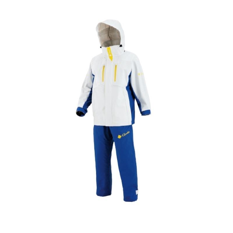 がまかつ GM3640 PVCサロペットデッキレインスーツ M ホワイト