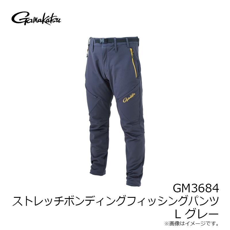 がまかつストレッチフィッシングパンツ L グレー Gamakatsu がまかつ GM3684 ストレッチBフィッシングパンツ L