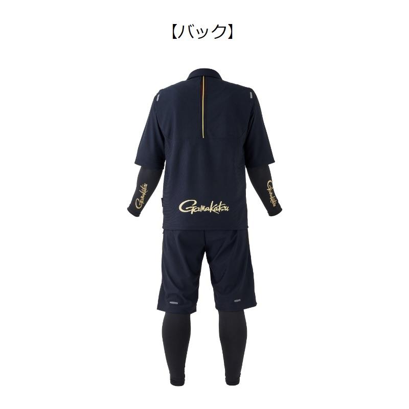 がまかつ GM3695 アクティブクールスーツ S ブラック : 釣具の