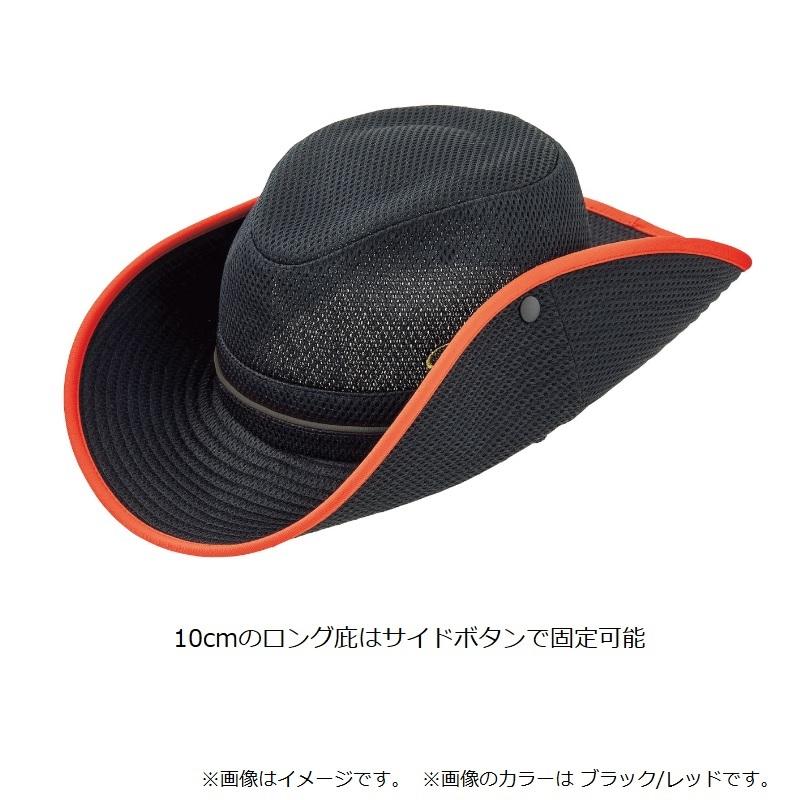 がまかつ GM9890 ライトクールストローハット M ブラック : 釣具のFTO