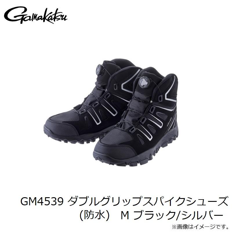 がまかつ GM4539 ダブルグリップスパイクシューズ(防水) M ブラック 