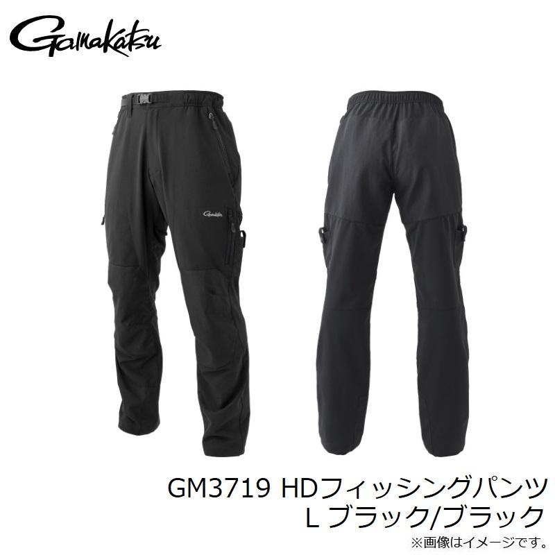 がまかつ　GM3719 HDフィッシングパンツ L ブラック/ブラック_2