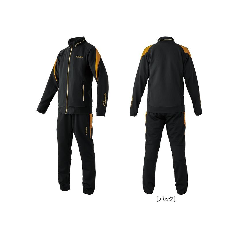 がまかつ ライトクールスウェットスーツ GM-3733 ブラック×ゴールド Mサイズ / ウェア / gamakatsu Gamakatsu（がまかつ） GM3733 ライトクールスウェットスーツ ブラック