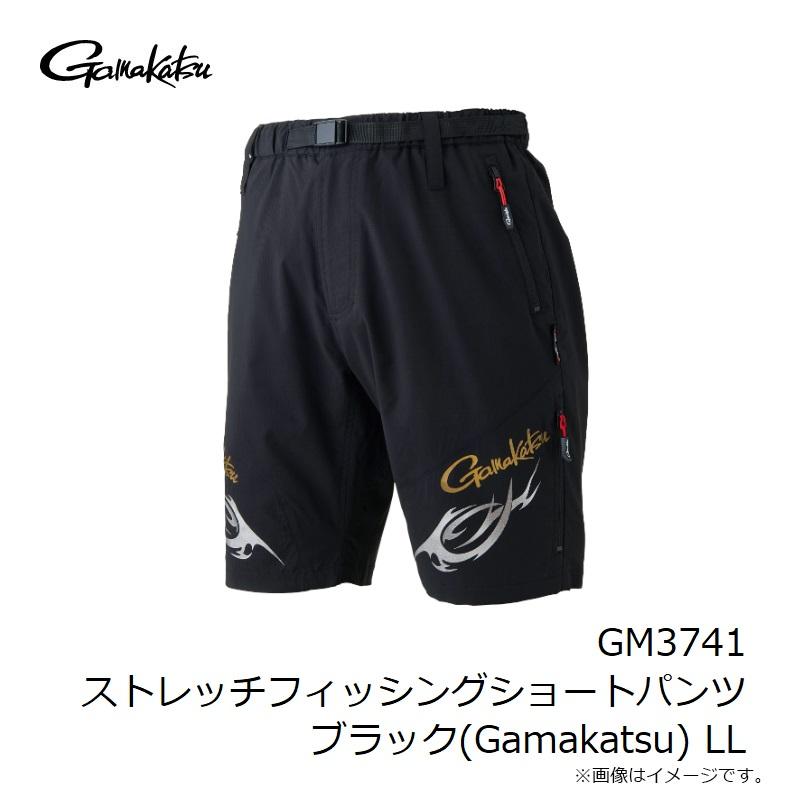 がまかつ　GM3741 ストレッチフィッシングショートパンツ ブラック(Gamakatsu) LL｜yfto2｜07