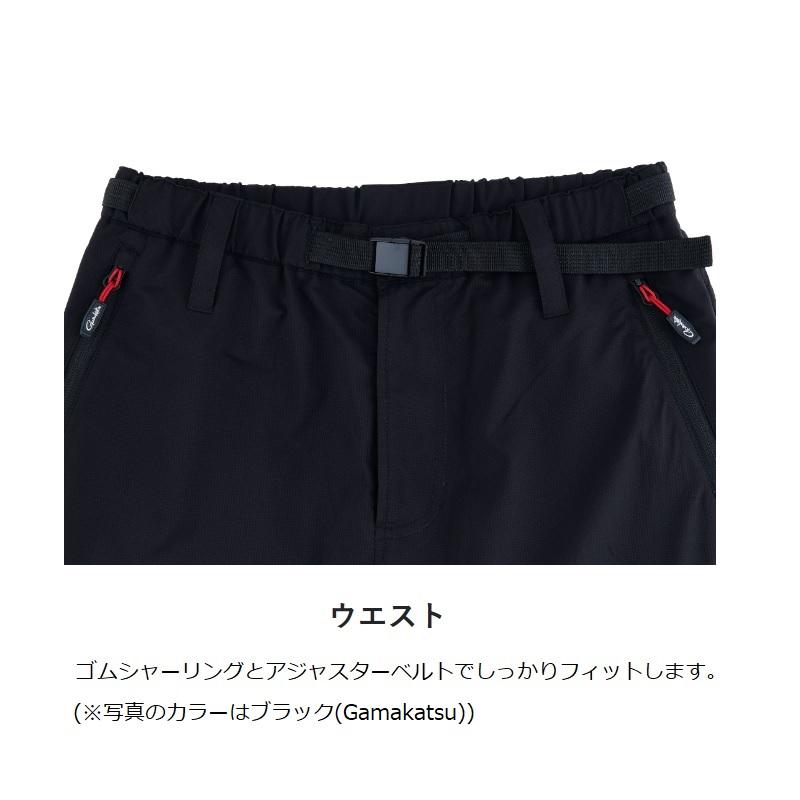 がまかつ　GM3741 ストレッチフィッシングショートパンツ ブラック(BLACK WORKS) M｜yfto2｜03