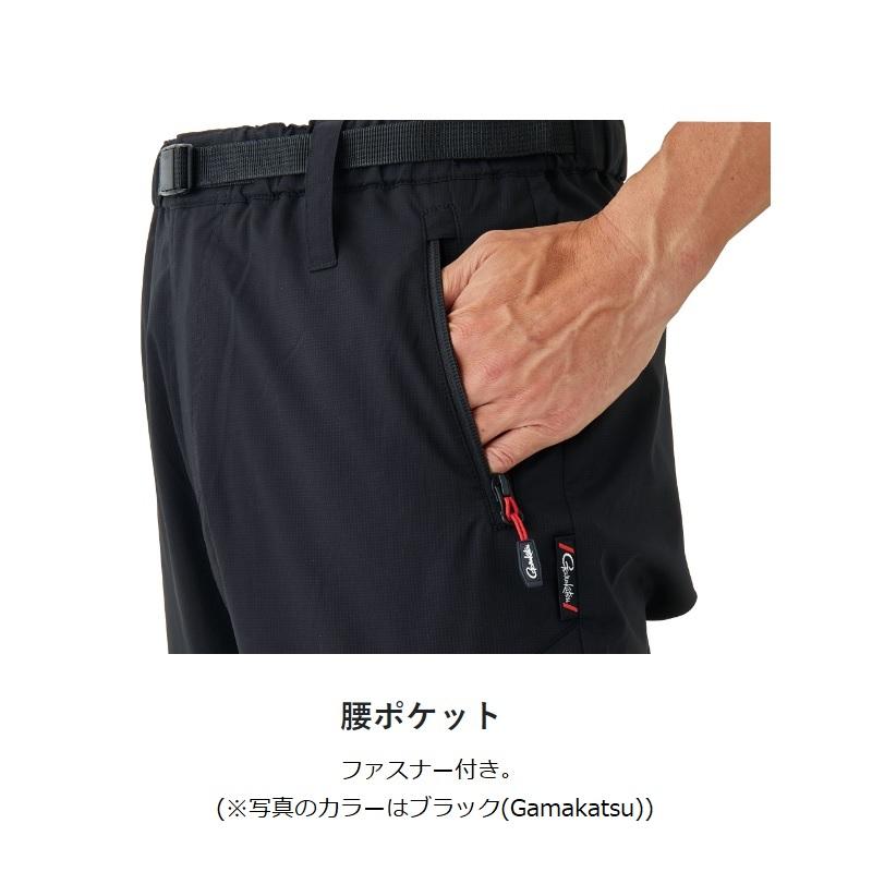 がまかつ　GM3741 ストレッチフィッシングショートパンツ ブラック(BLACK WORKS) M｜yfto2｜04