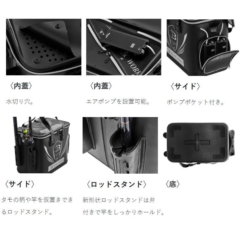 がまかつ GM2607 トーナメントバッカン(BLACKWORKS) 45cm ハイタイプ ブラックの画像
