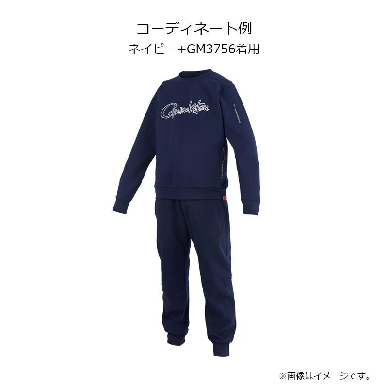 がまかつ GM3757 スウェットパンツ ブラック/ブラック Lの画像