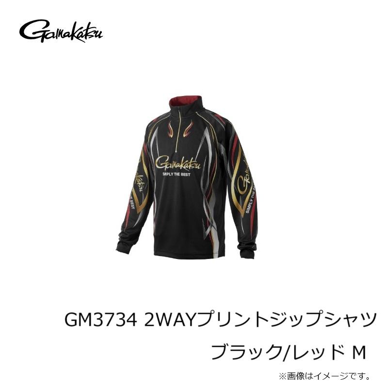 Gamakatsu（がまかつ） GM3734 2WAYプリントジップシャツ (長袖
