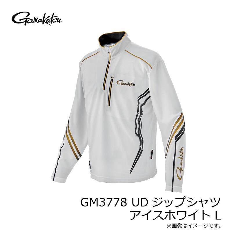 Gamakatsu（がまかつ） GM3778 UDジップシャツ アイスホワイト L