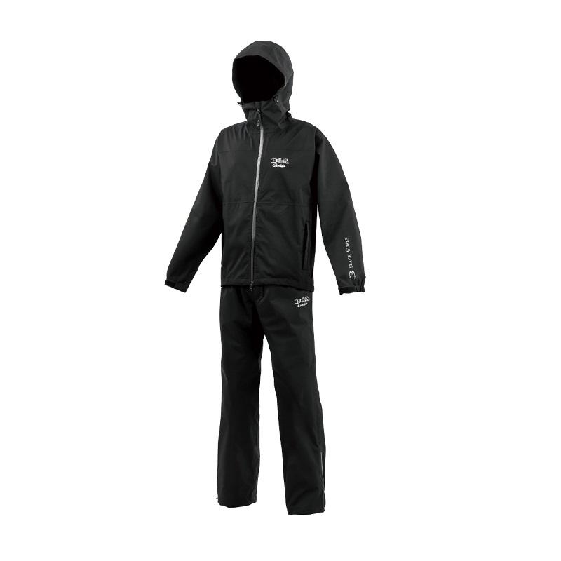 がまかつ GM3784 G-SPECレインスーツ ブラック(BLACK WORKS) L Gamakatsu がまかつ GM3784 G-SPECレインスーツ ブラック(BLACK WORKS