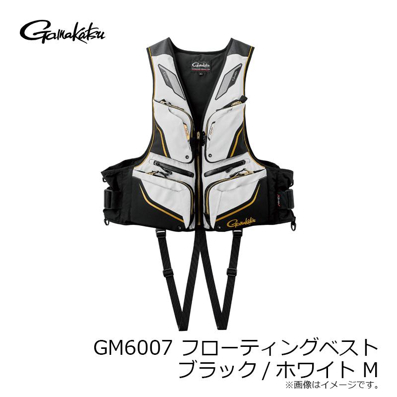 Gamakatsu ライフジャケット Mサイズ ブラック Gamakatsu（がまかつ） GM6007 フローティングベスト ブラック