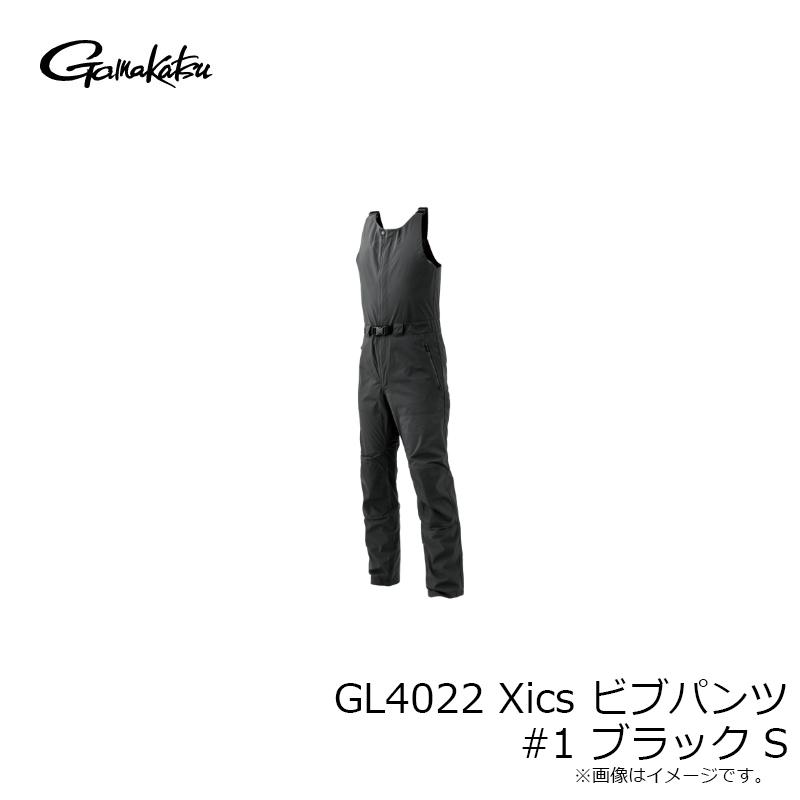 がまかつ　GL4022 Xics ビブパンツ #1 ブラック S_2
