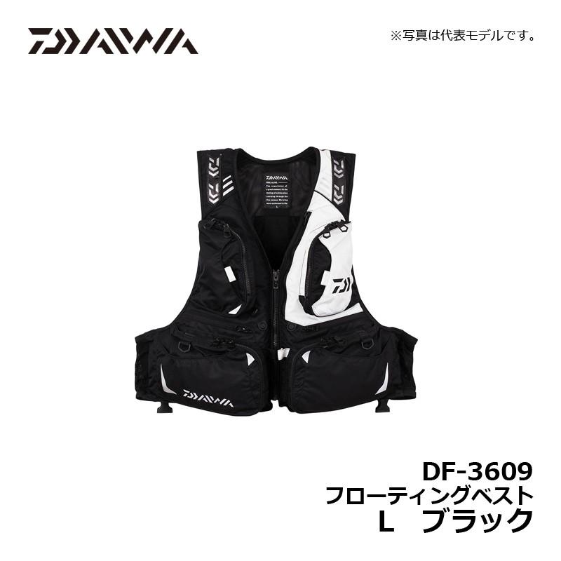 DAIWA フィッシングベスト Lサイズ DAIWA（釣り） ダイワ DF-3609 フローティングベスト ブラック L