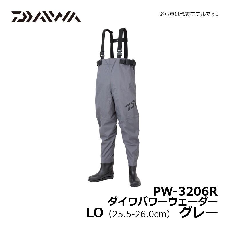 DAIWA - ダイワ パワーウエーダー PW-3206R  グレーLLウエストハイ DAIWA（釣り） ダイワ PW-3206R ダイワパワーウェーダー グレー