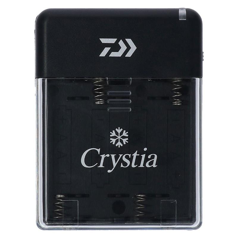 美品　ダイワ　クリスティアCRS　外部電源仕様　マットブラック DAIWA（ダイワ） クリスティア ワカサギ 外部電源ボックス ブラック