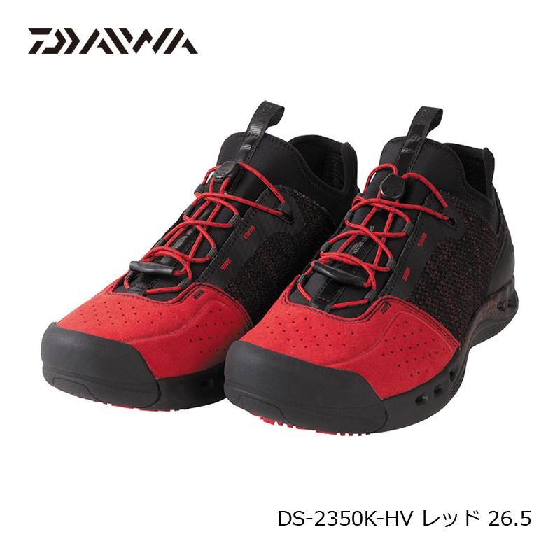 激安店舗 26 5cm フィッシングシューズ ハイパーvソール Ds 2350k Hv ダイワ ウォータースルーシステム搭載 レッド シューズ フットウェア フィッシングシューズ ブーツ Www Hardtimegear Com