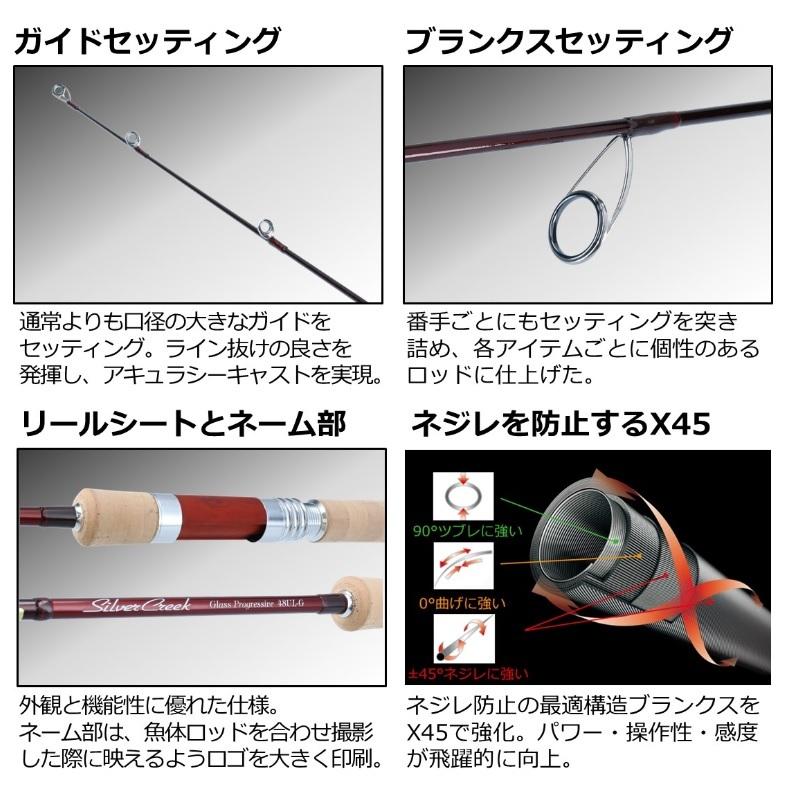 ダイワ　シルバークリーク グラスプログレッシブ 51LB-G　/ 渓流 ルアー ロッド | DAIWA（釣り） | 03