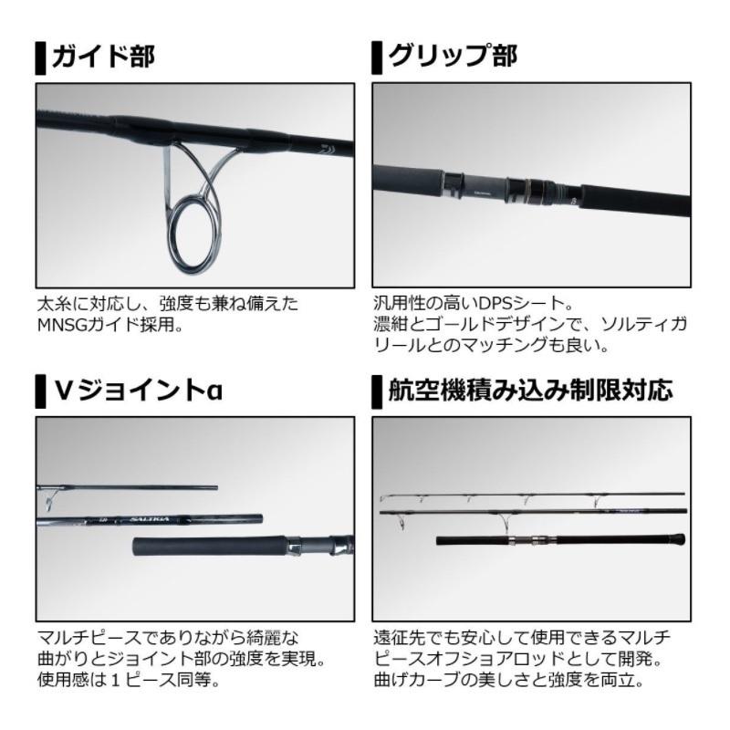 DAIWA　ソルティガ　AIRPORTABLE C84-4 オフショアロッド DAIWA（釣り） ダイワ ソルティガ エアポータブル C84-4