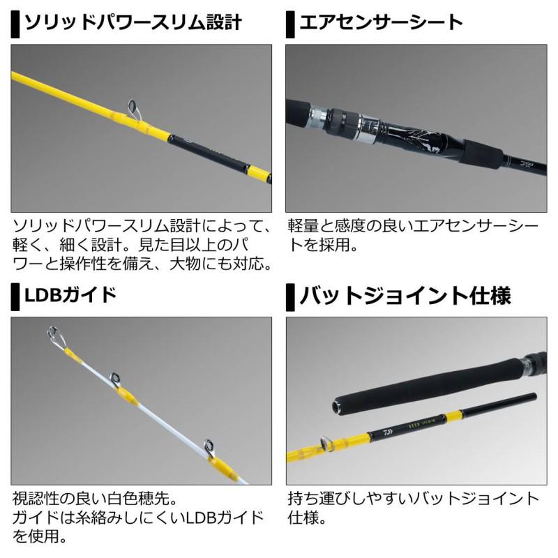 正規取扱店 ダイワ船ロッド ディーオsps Abugar黒船タチウオ 80 180 ロッド Labelians Fr