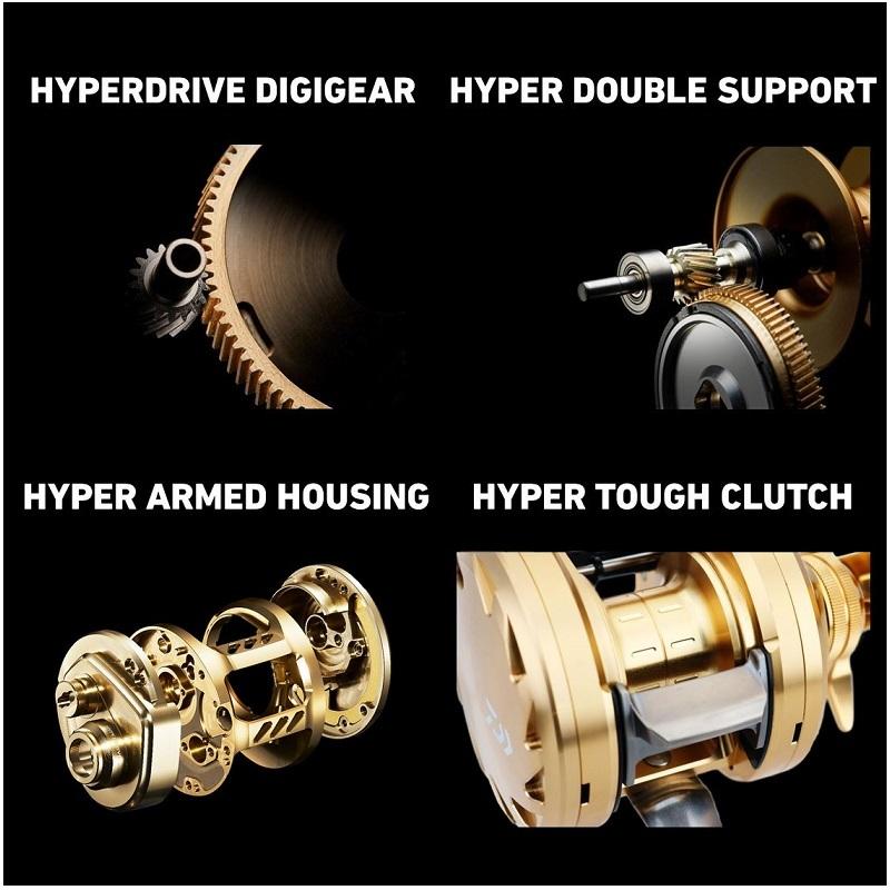 DAIWA（ダイワ） 21バサラ 150 / 船 手巻 リール 右巻 : 釣具のFTO