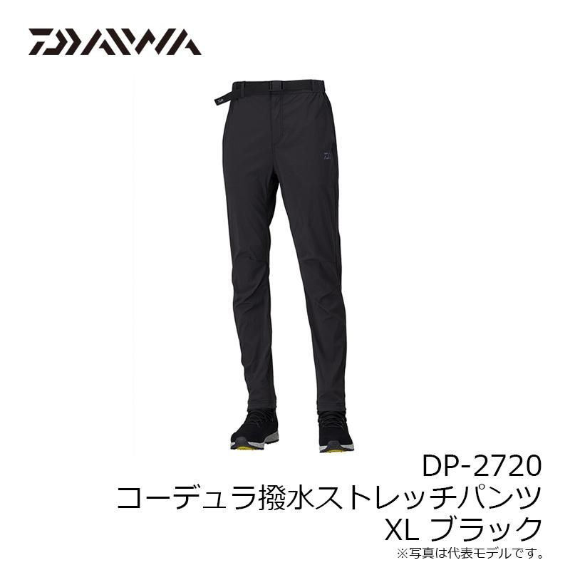 ダイワ DP-2720 コーデュラ撥水ストレッチパンツ XL ブラック : 釣具の