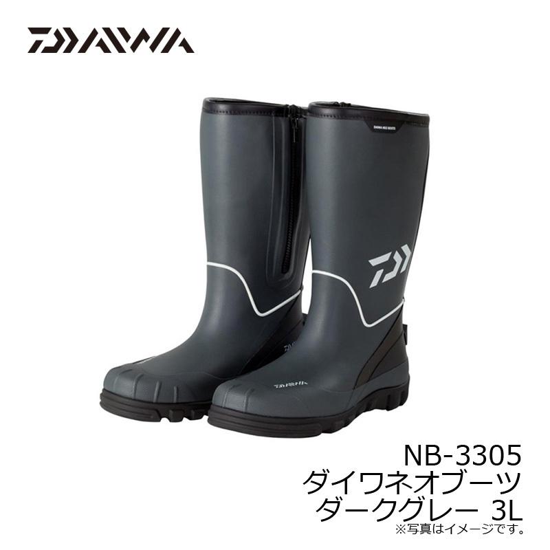 ダイワ NB-3305 ダイワネオブーツ ダークグレー 3L : 釣具のFTO ヤフー