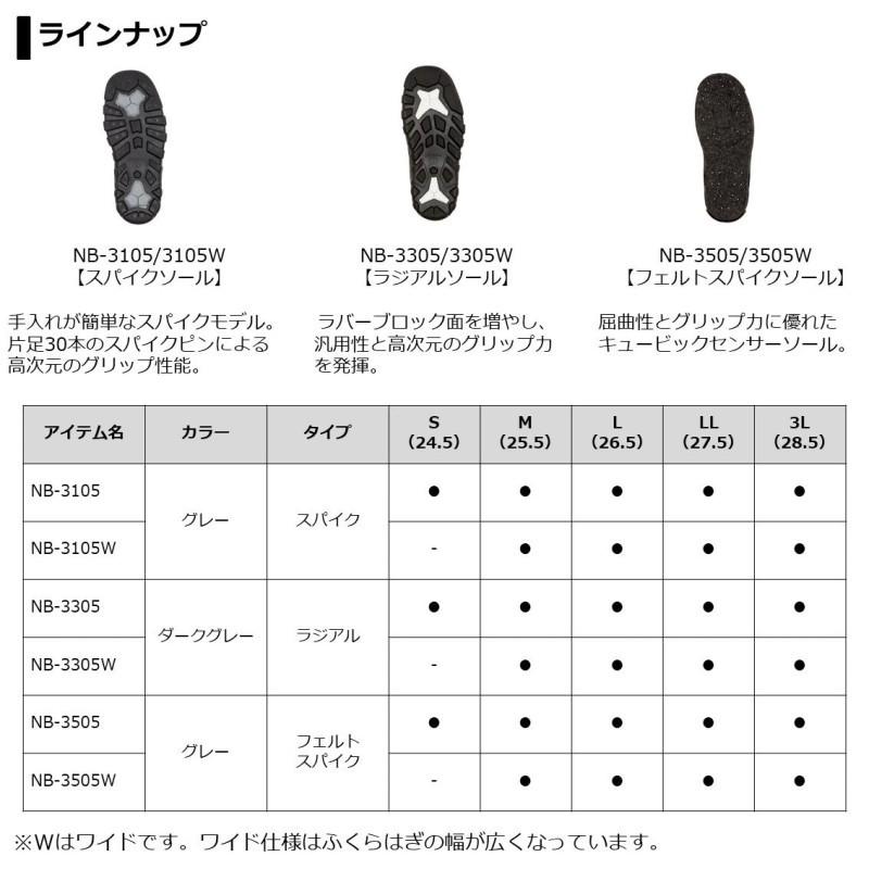 ダイワネオブーツグレーLL　　NB-3505W ダイワ NB-3505W ダイワネオブーツ グレー LL : 釣具のFTO