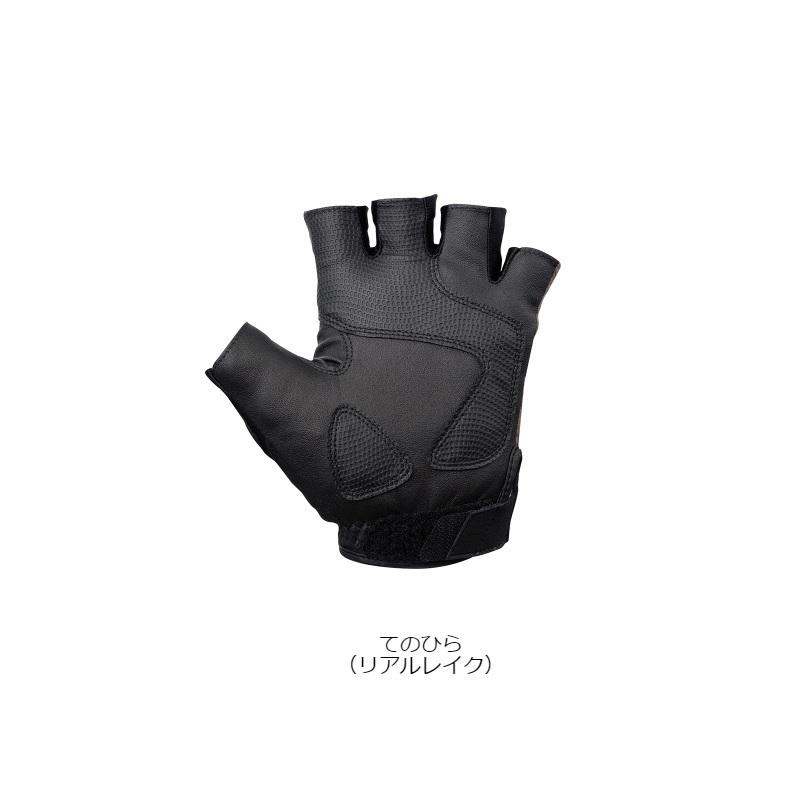 ダイワ DG-8121 ゲームグローブ 5本カット ブラックカモ L : 釣具のFTO