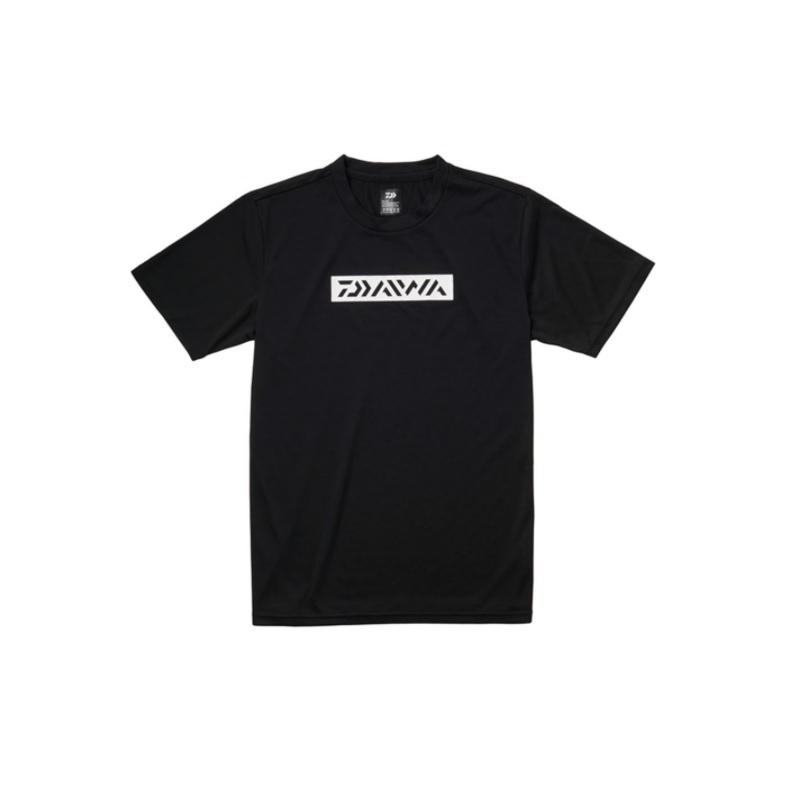 ダイワ DE-8621 ショートスリーブボックスロゴTシャツ ブラック 120 