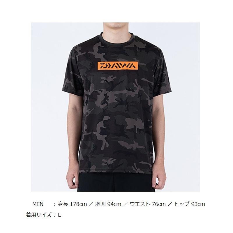 ダイワ DE-8621 ショートスリーブボックスロゴTシャツ ホワイト